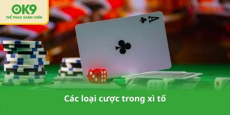 Các loại cược trong xì tố