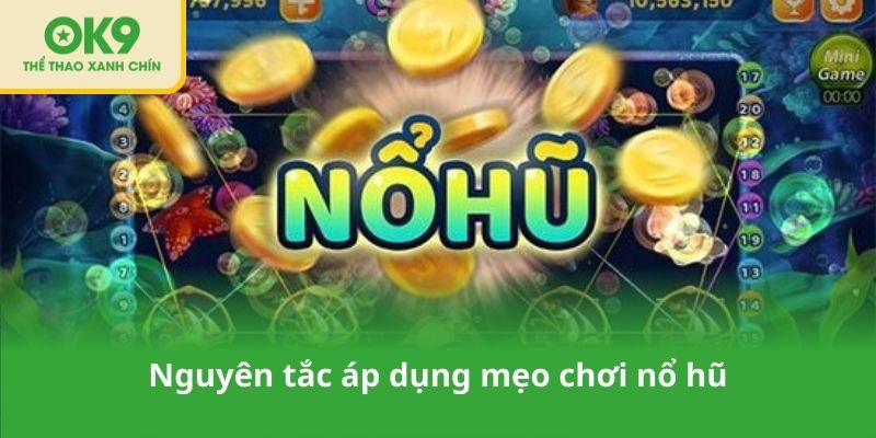 Nguyên tắc áp dụng mẹo chơi nổ hũ